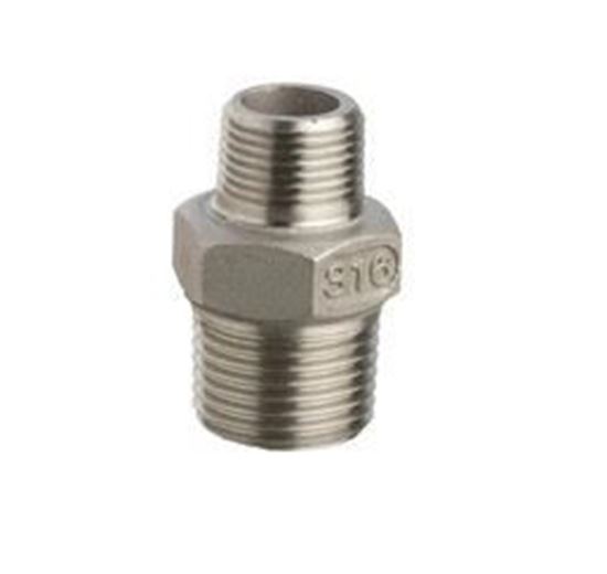 Immagine di 8110 NIPPLO INOX 316 RIDOTTO BASSA PRESSIONE