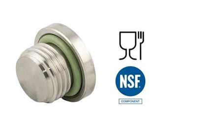 Immagine di 8307 TAPPO INOX 316L C/OR