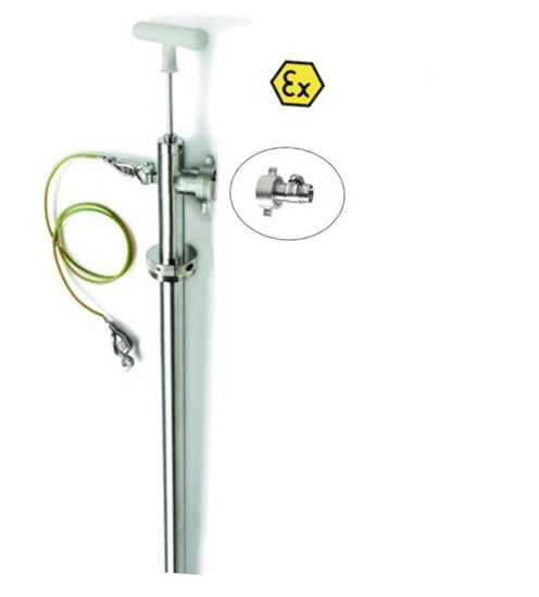 Immagine di 3409  POMPA MANUALE INOX 316Ti C/CAVETTI